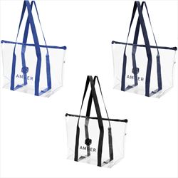 JH30117 Laguna Beach Clear Tote Bag With Custom Imprint